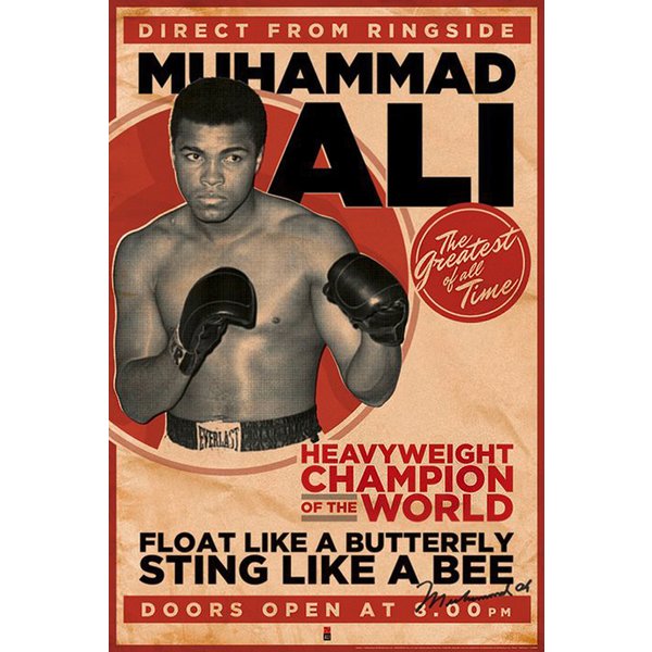 Muhammad Ali Poster Vintage