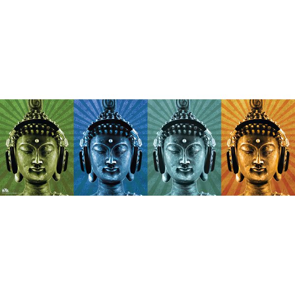 McFly-Buddha Wearing Headphone