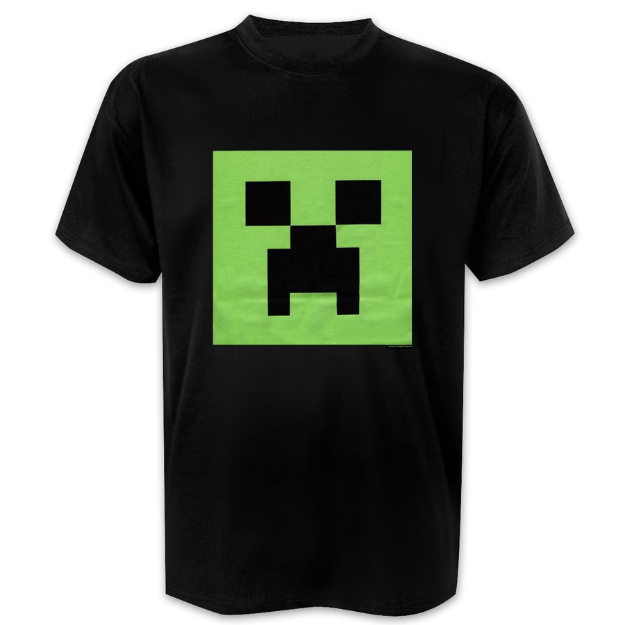 Vienna minecraft glow in the dark t shirt hand