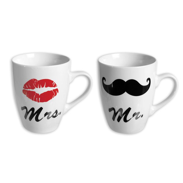Mr & Mrs. Mugs Set of 2