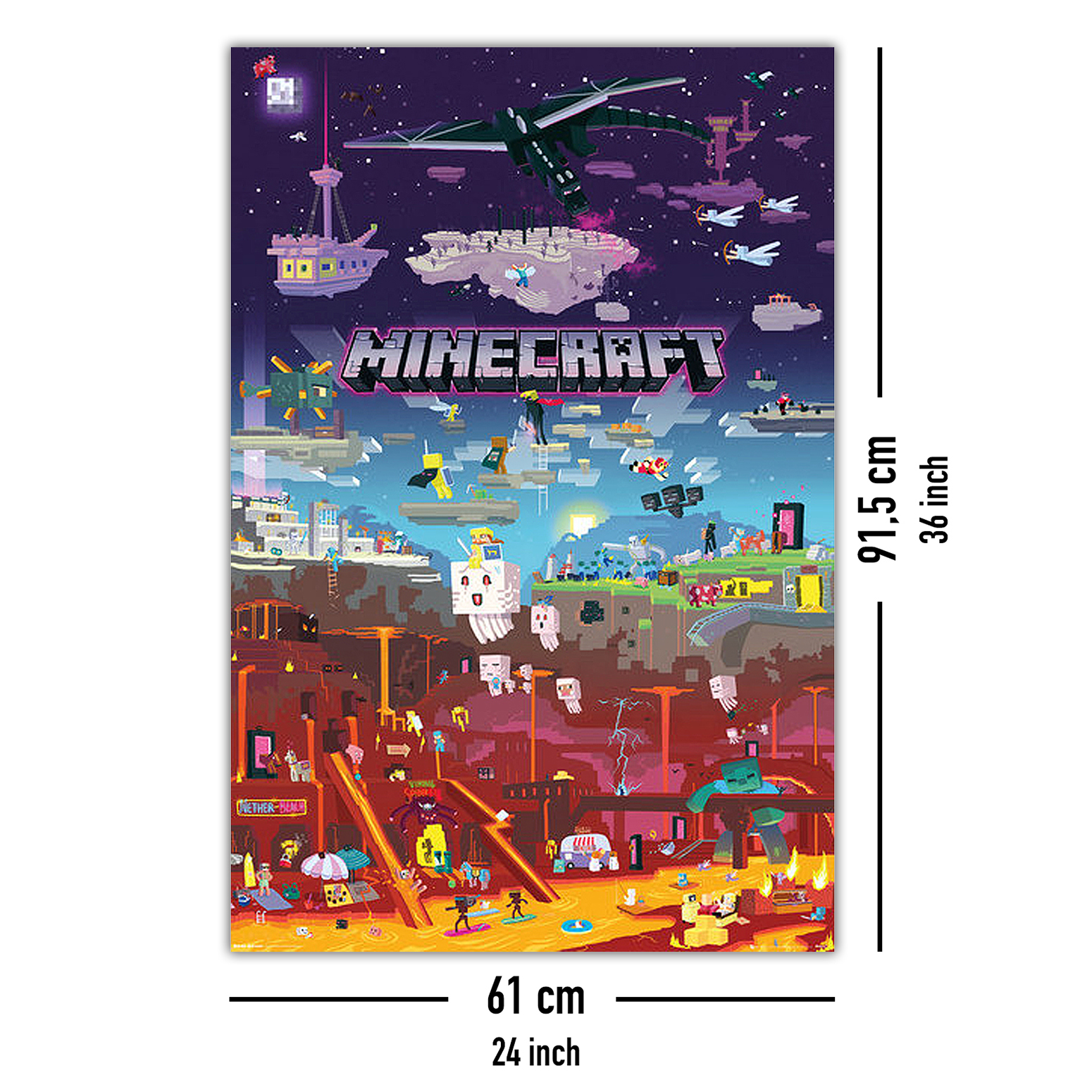 Minecraft Poster World Beyond Posters Buy Now In The Shop Close Up Gmbh