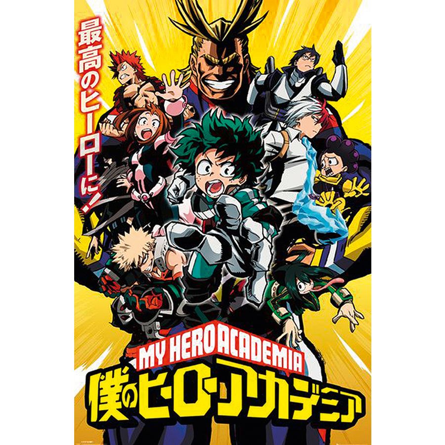 Photo My Hero Academia Personnage My Hero Academia Poster Group - Posters buy now in the shop Close Up GmbH