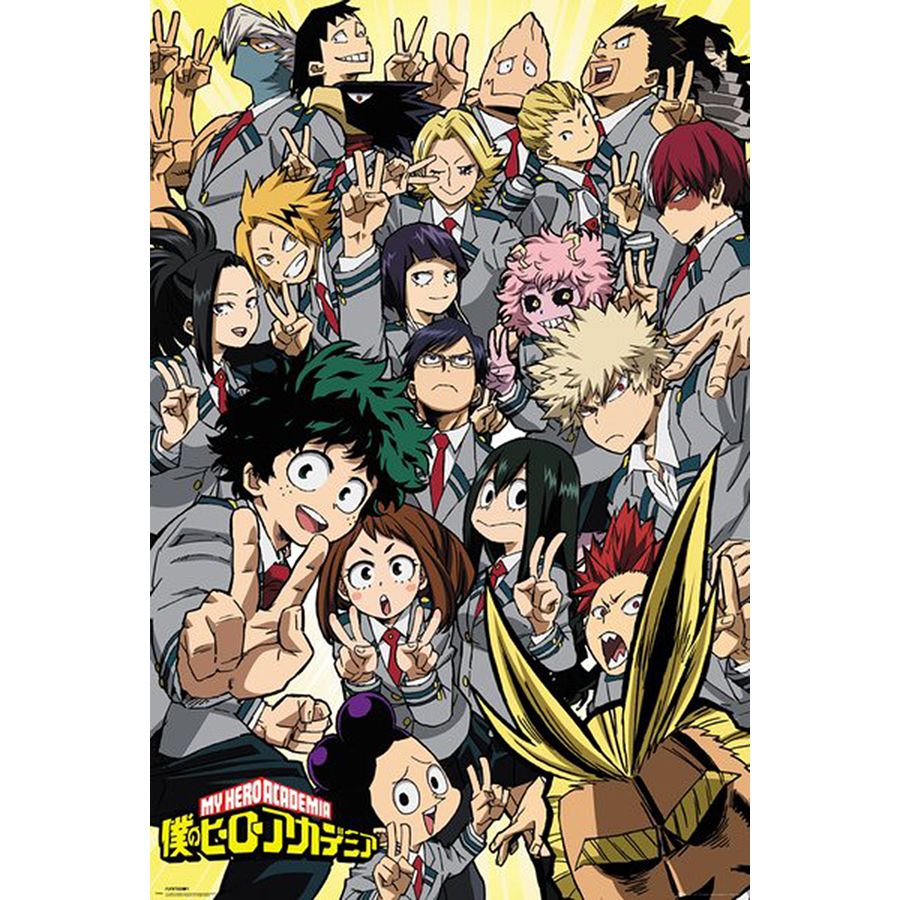 my hero academia poster school compilation posters buy now in the