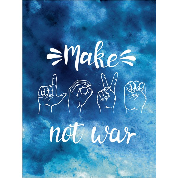 Make Love Not War Art Print 