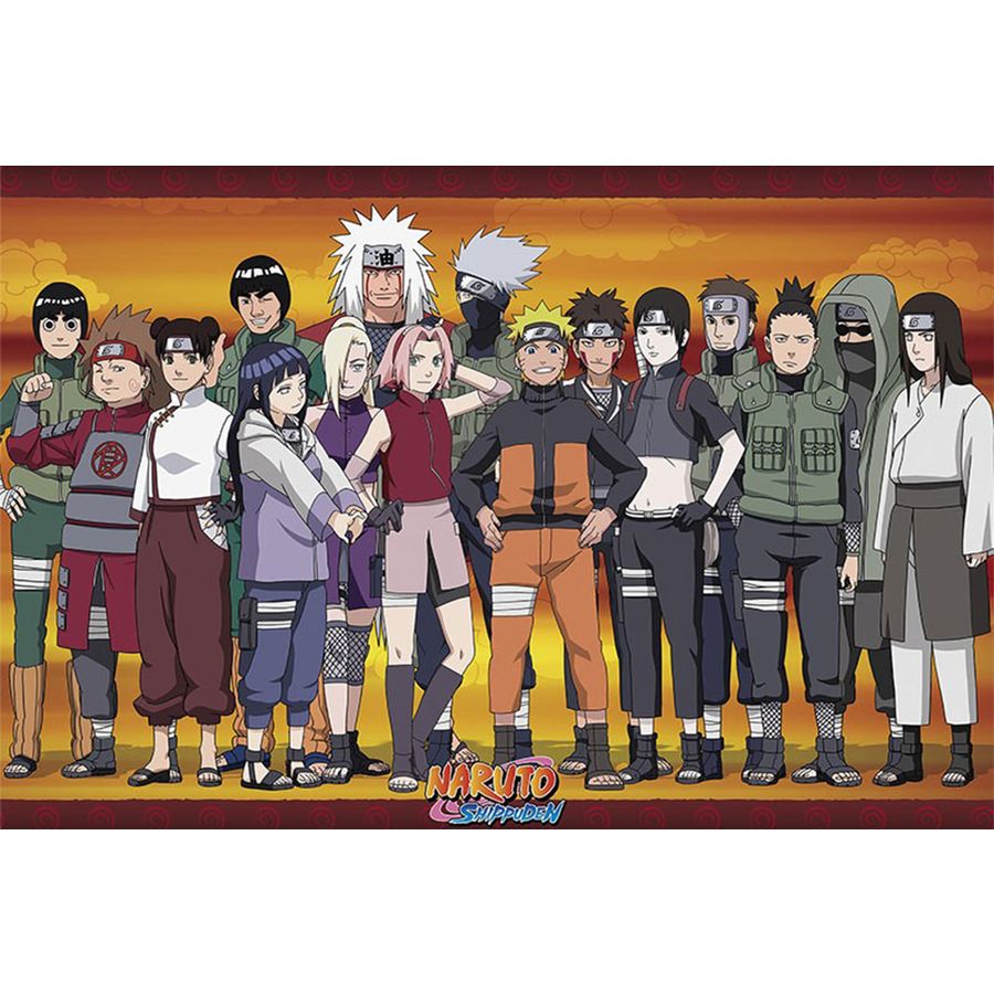 Naruto Shippuden Poster Konoha Ninjas Posters Buy Now In The Shop Close Up Gmbh