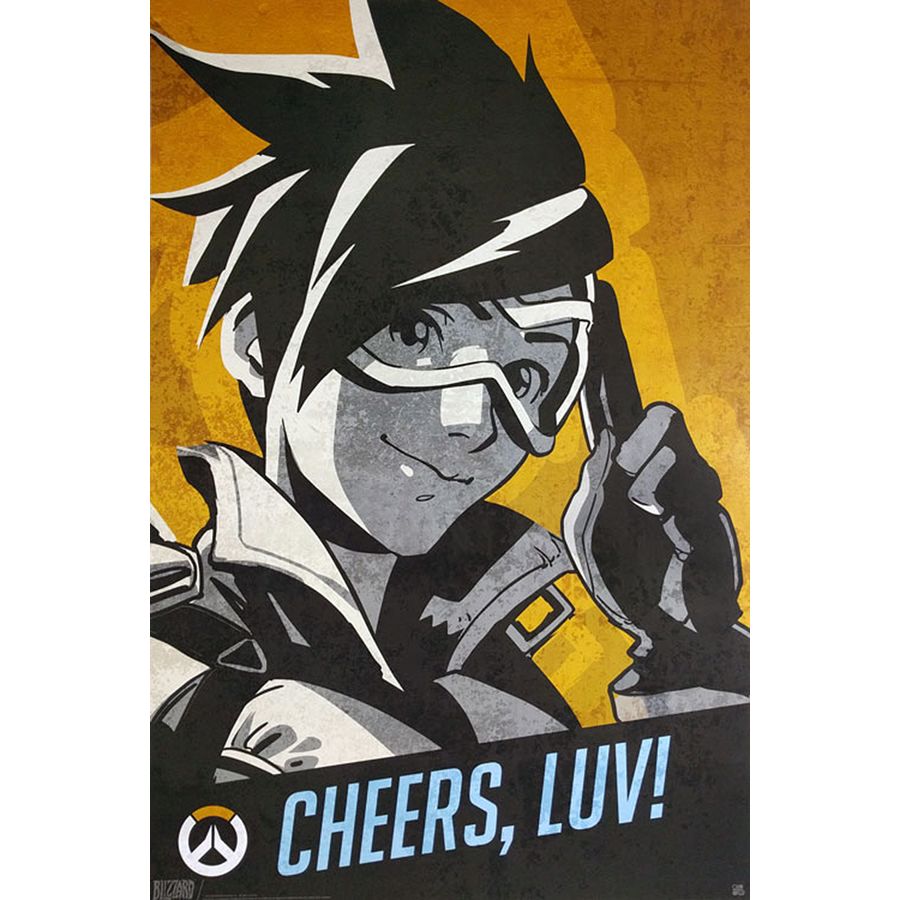overwatch poster tracer cheers
