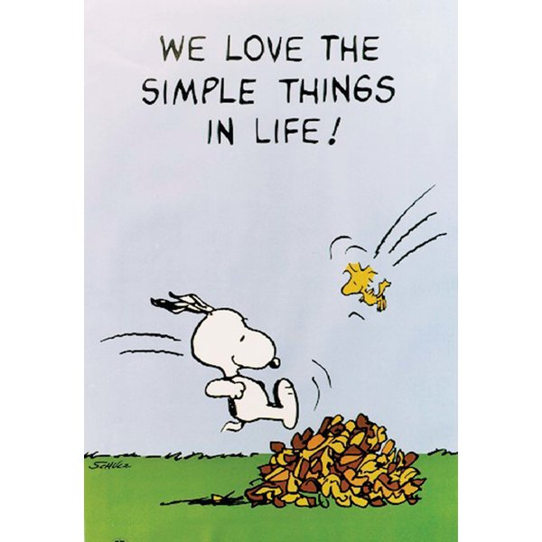 PEANUTS POSTER THE SIMPLE