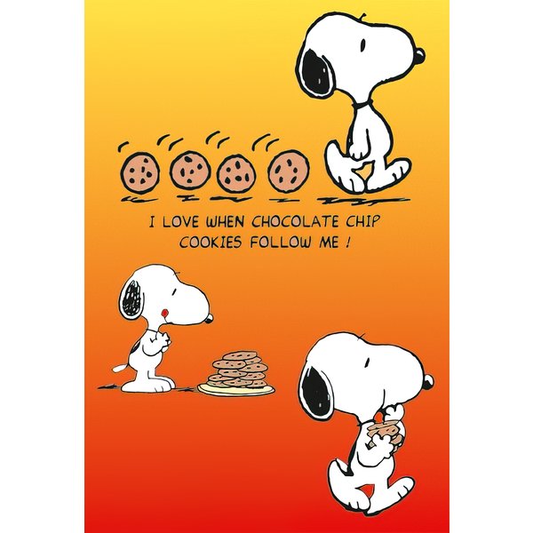 PEANUTS: COOKIES FOLLOWING SNOOPY