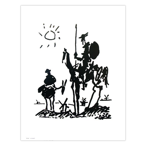 Pablo Picasso Don Quixote (artprint)