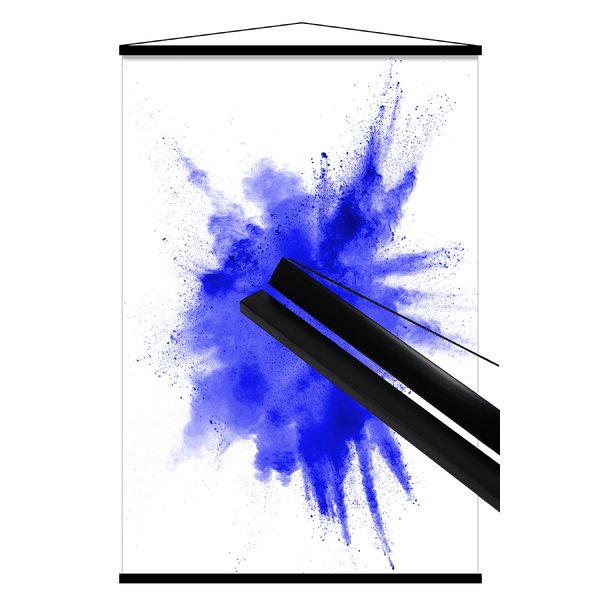 POSTER HANGERS BLACK 100CM (39.5")