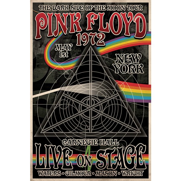 Pink Floyd "The Dark Side of the Moon Tour" Poster