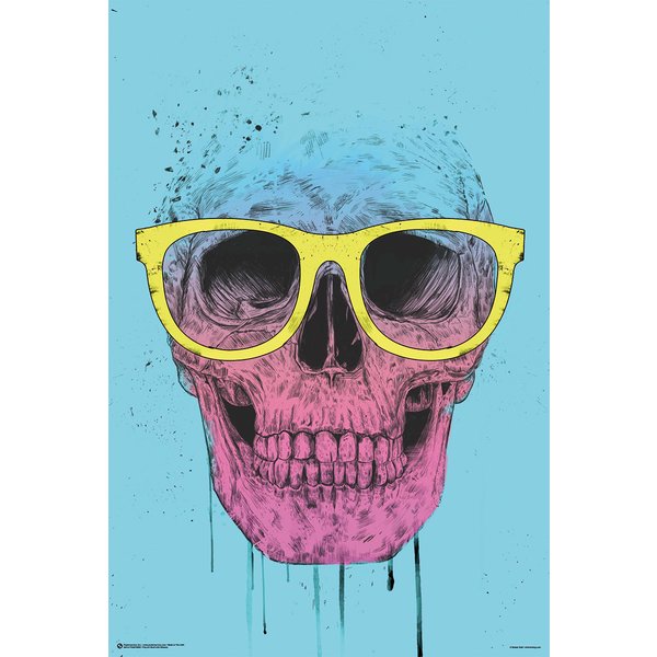 Pop Art Poster - Skull