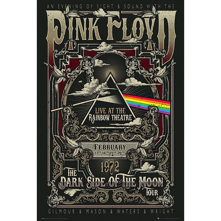 Pink Floyd Poster Live at the Rainbow Theatre, London - Posters buy now in  the shop Close Up GmbH