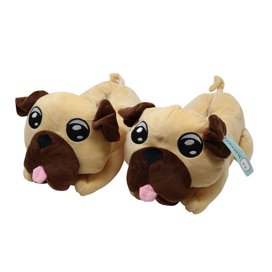 Laag Tien symbool Pug Plush Slipper - Merchandise buy now in the shop Close Up GmbH