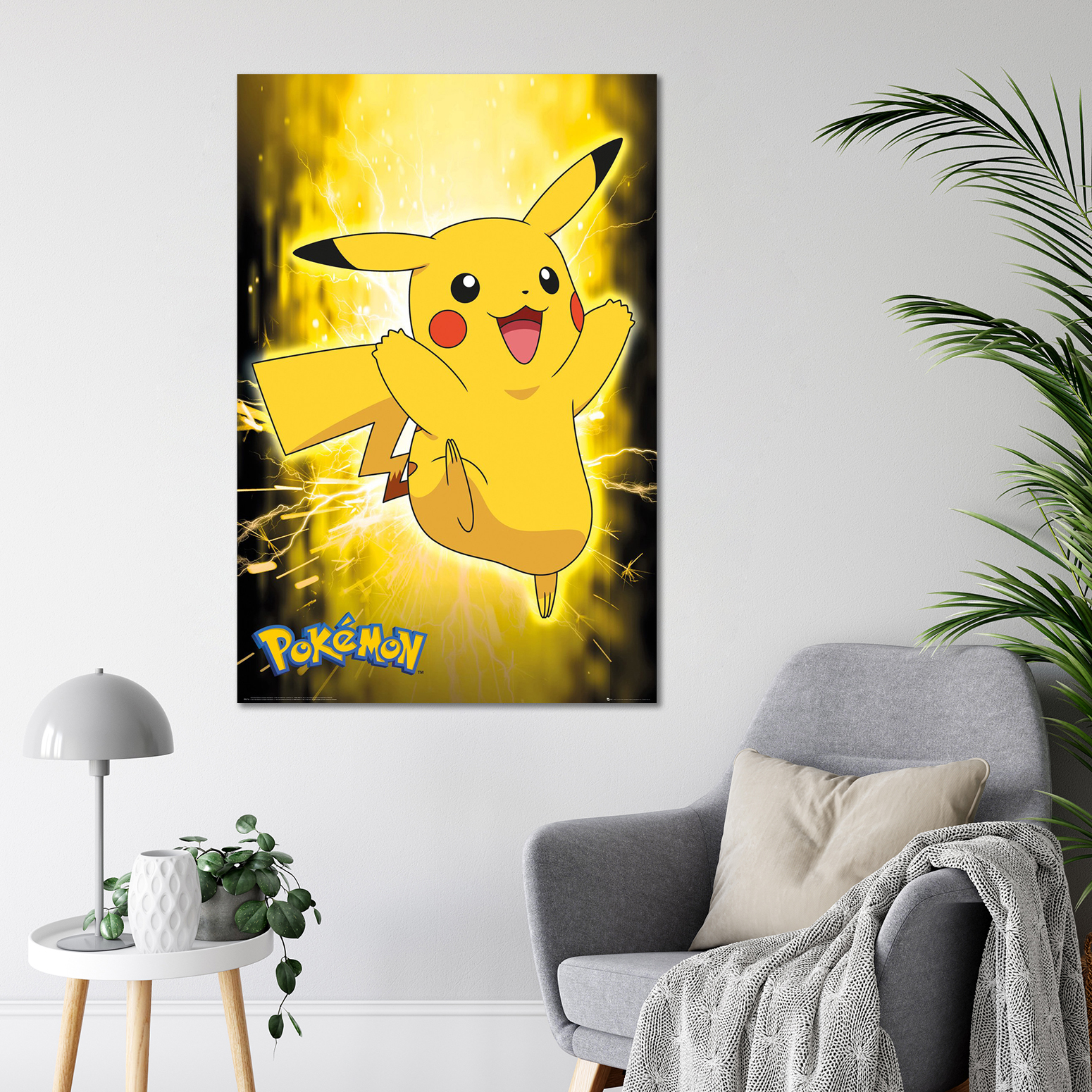 Poster Pokemon Pikachu Neon 61x91,5cm