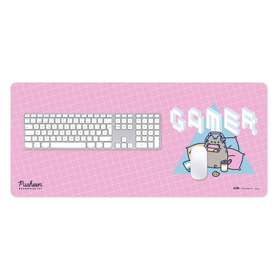 Cartoleria Hole in the wall Pusheen: Tappetino da scrivania Gamer XL