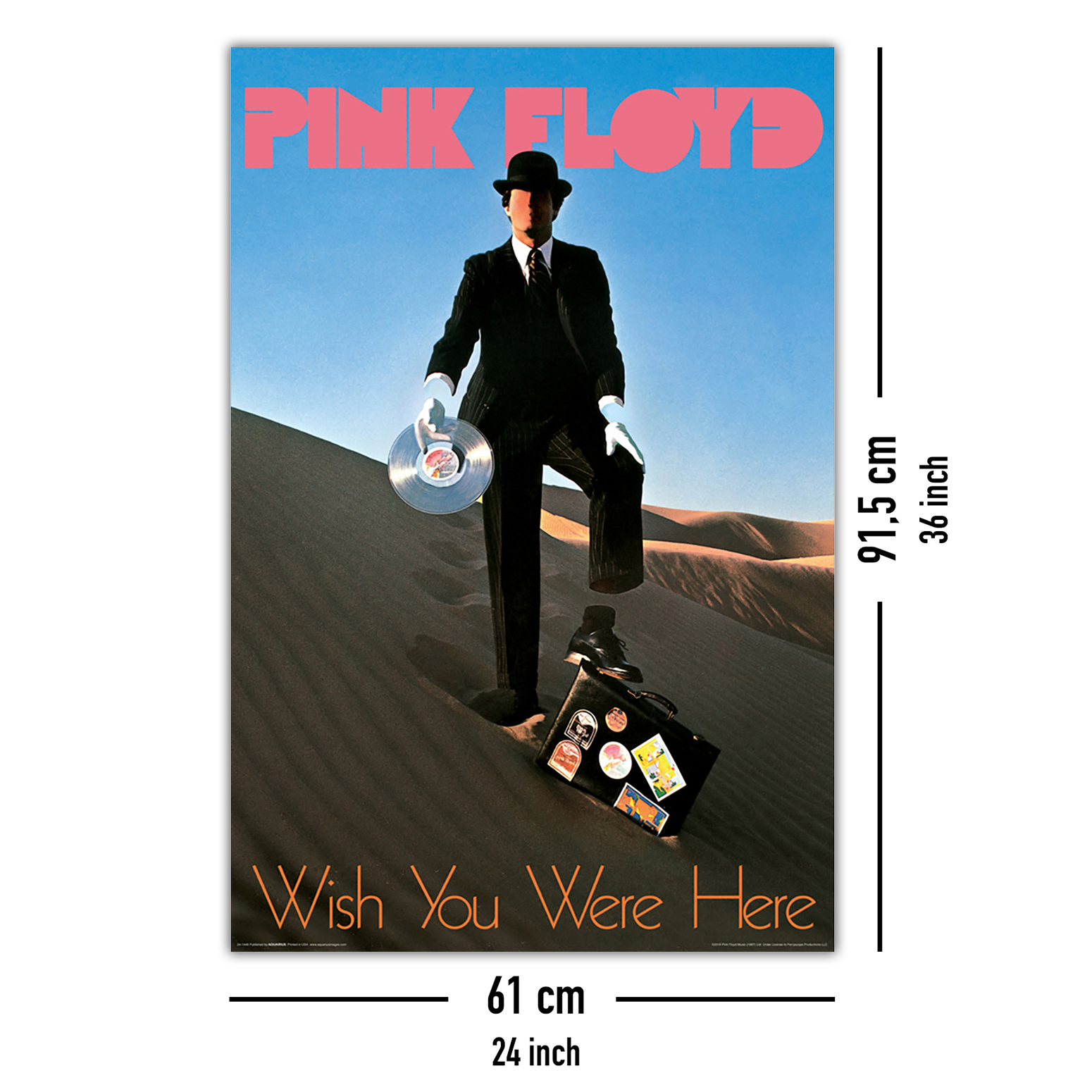 Pink Floyd Wish You Were Here Album Cover Poster 24 X 36 | eBay
