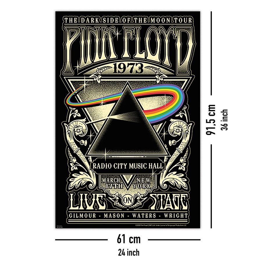 Pink Floyd Poster Radio City.. Music Hall, New York - Posters buy now in  the shop Close Up GmbH