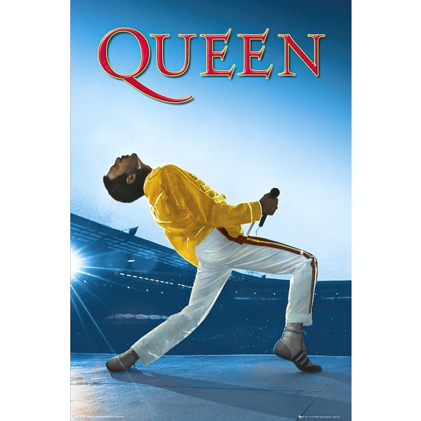 Queen live at Wembley Poster