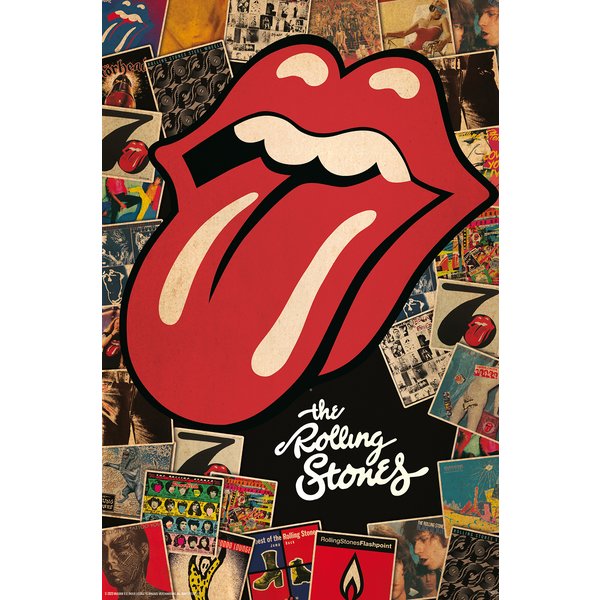 Rolling Stones Poster - Collage