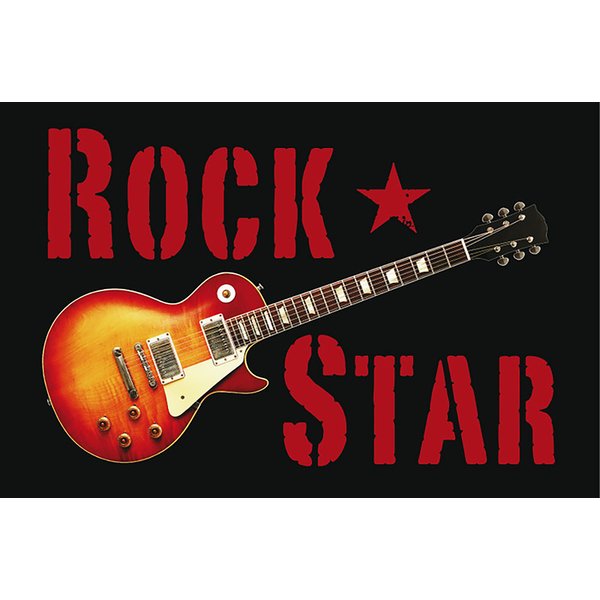 ROCK STAR (GUITAR) DOORMAT
