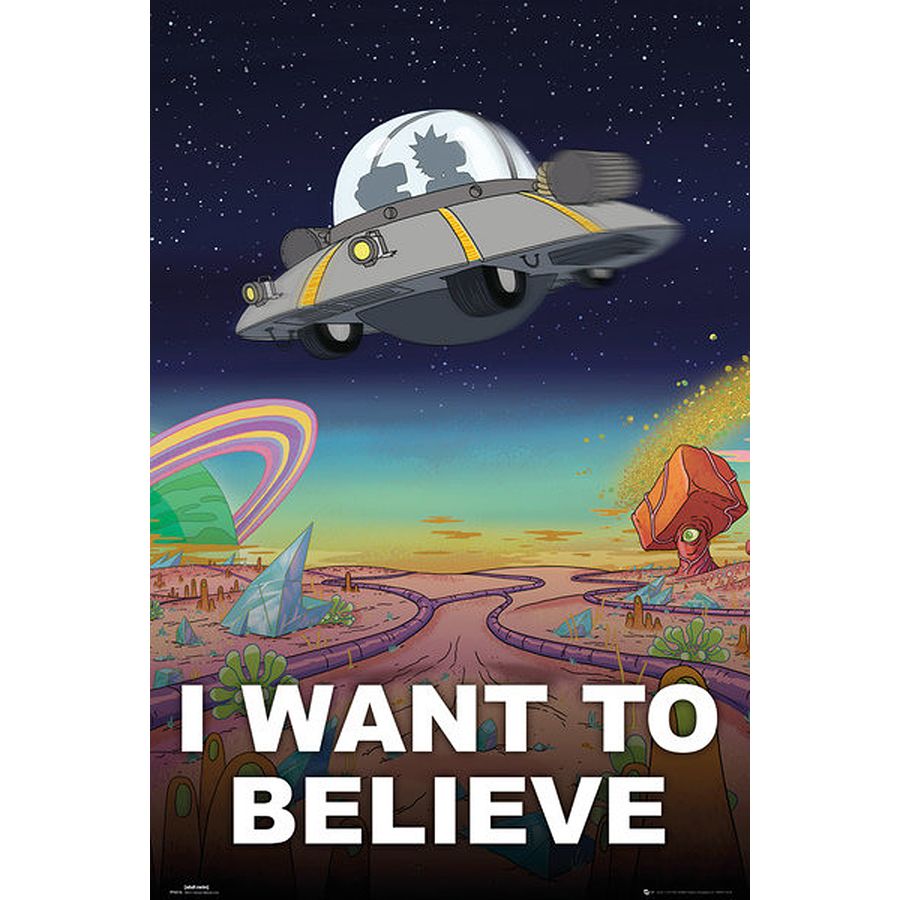 rick morty poster i