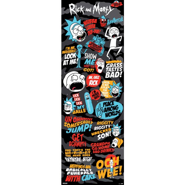 Rick and Morty horizontal poster 