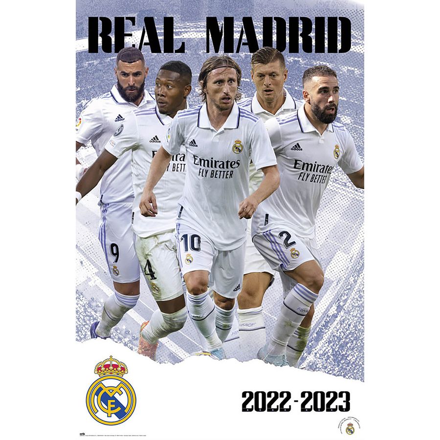 Real Madrid Poster - Team/Players [Season 2022/2023], on Close Up