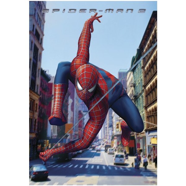 Spider-Man 2 Poster Swinging