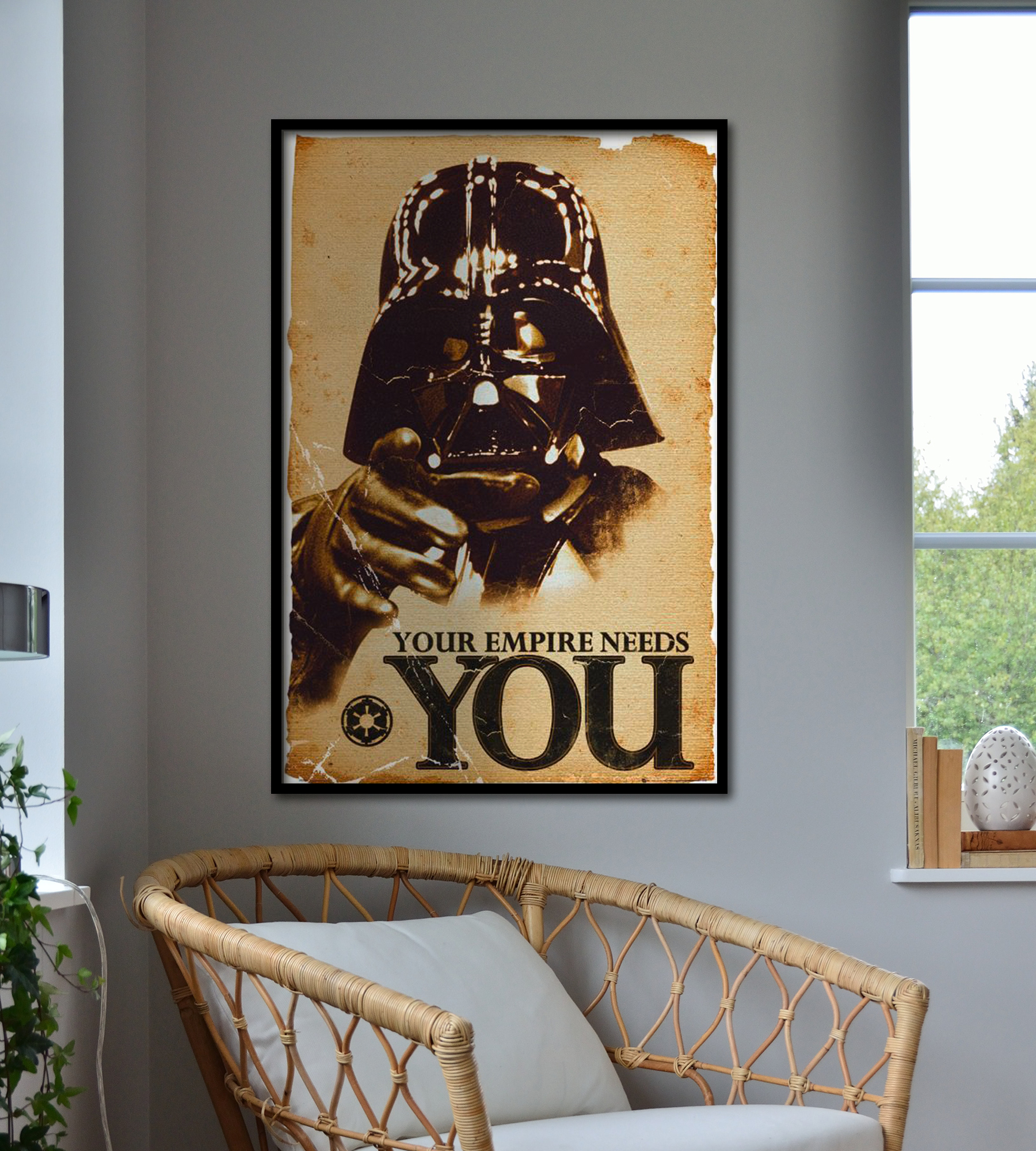 Größe 61x91,5 cm Star Wars Your Empire Needs You Poster Druck Vader Film 