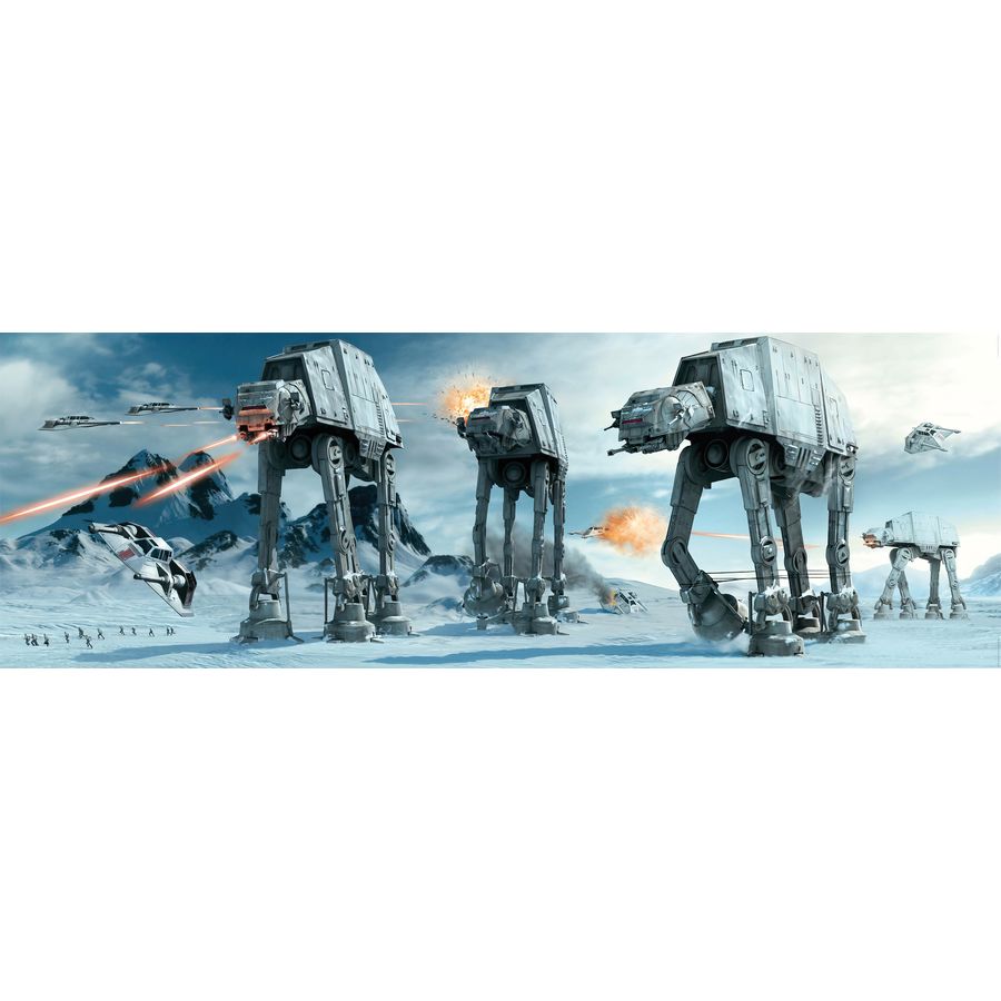 Poster Star Wars AT-AT Fight Poster long - Door Posters buy now in the shop  Close Up GmbH