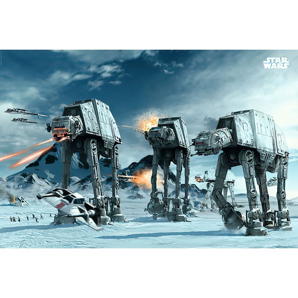 Star Wars Poster AT-AT Fighter