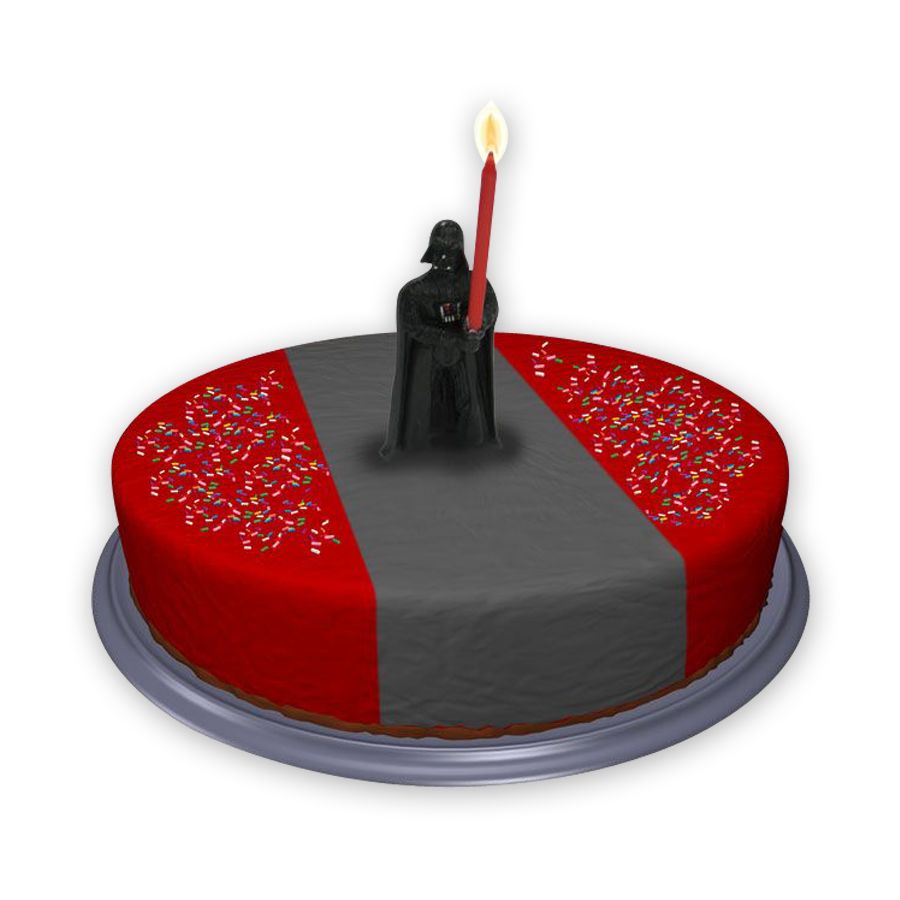 star wars birthday cake candles