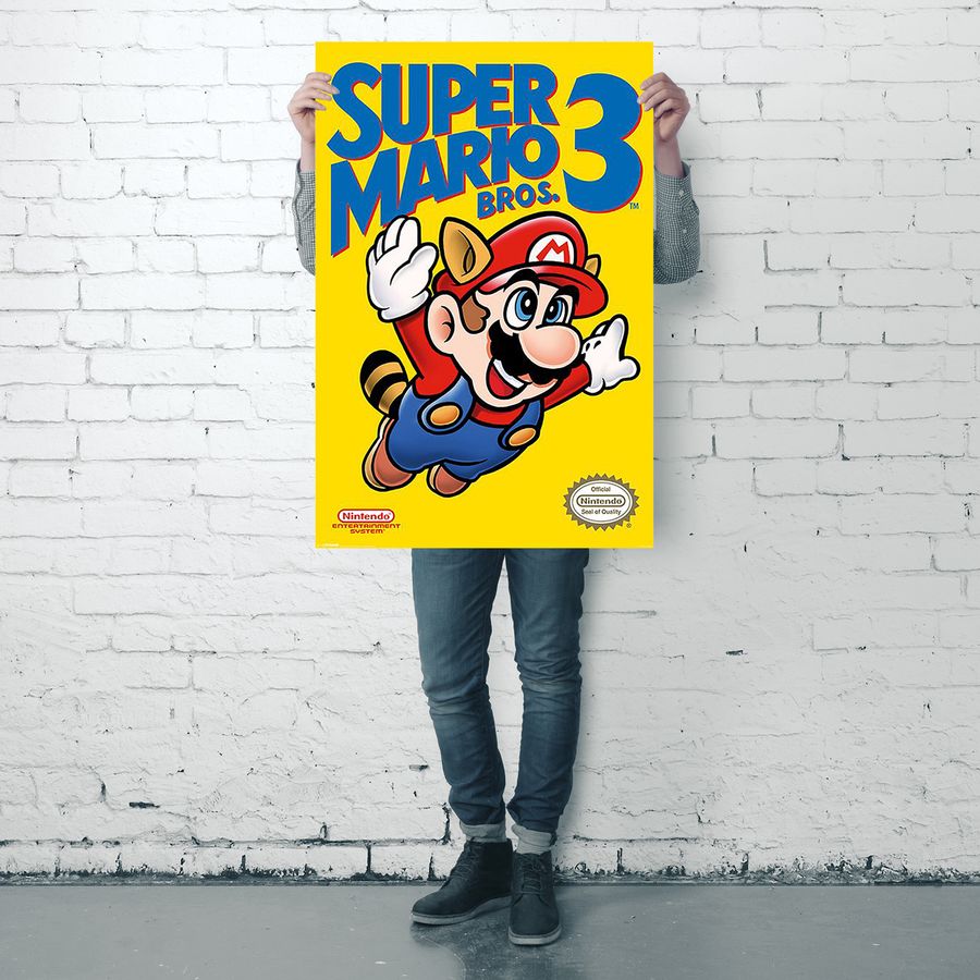 Super Mario Bros 3 Poster Posters Buy Now In The Shop Close Up Gmbh Super Mario Bros 3 Poster Posters Buy Now In The Shop Close Up Gmbh