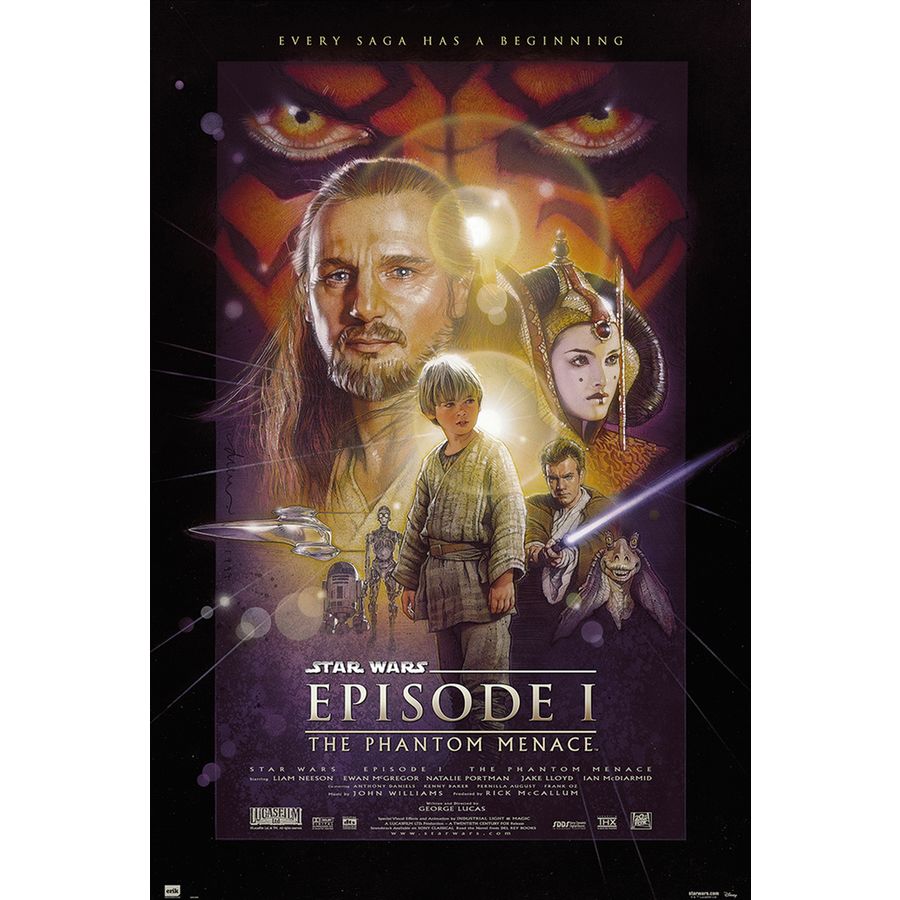 Dag Doorzichtig kromme Star Wars Episode 1 "The Phantom Menace" - Posters buy now in the shop  Close Up GmbH