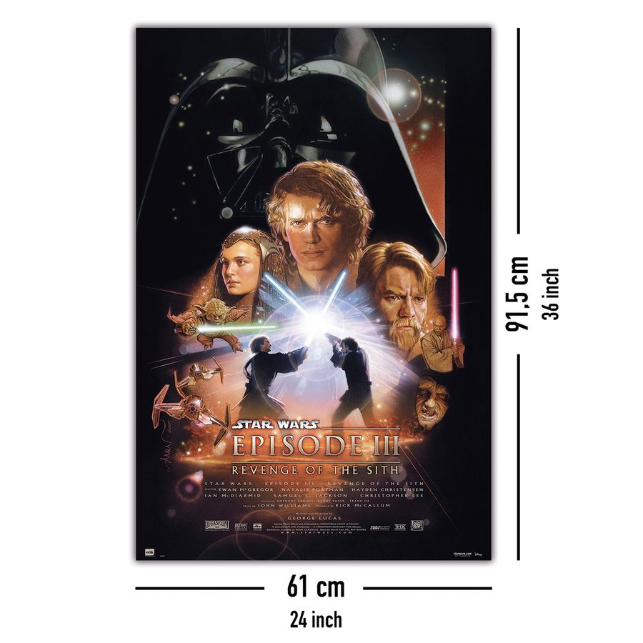 Wars Episode 3 "Revenge of the Sith" Poster - buy the shop Close Up GmbH