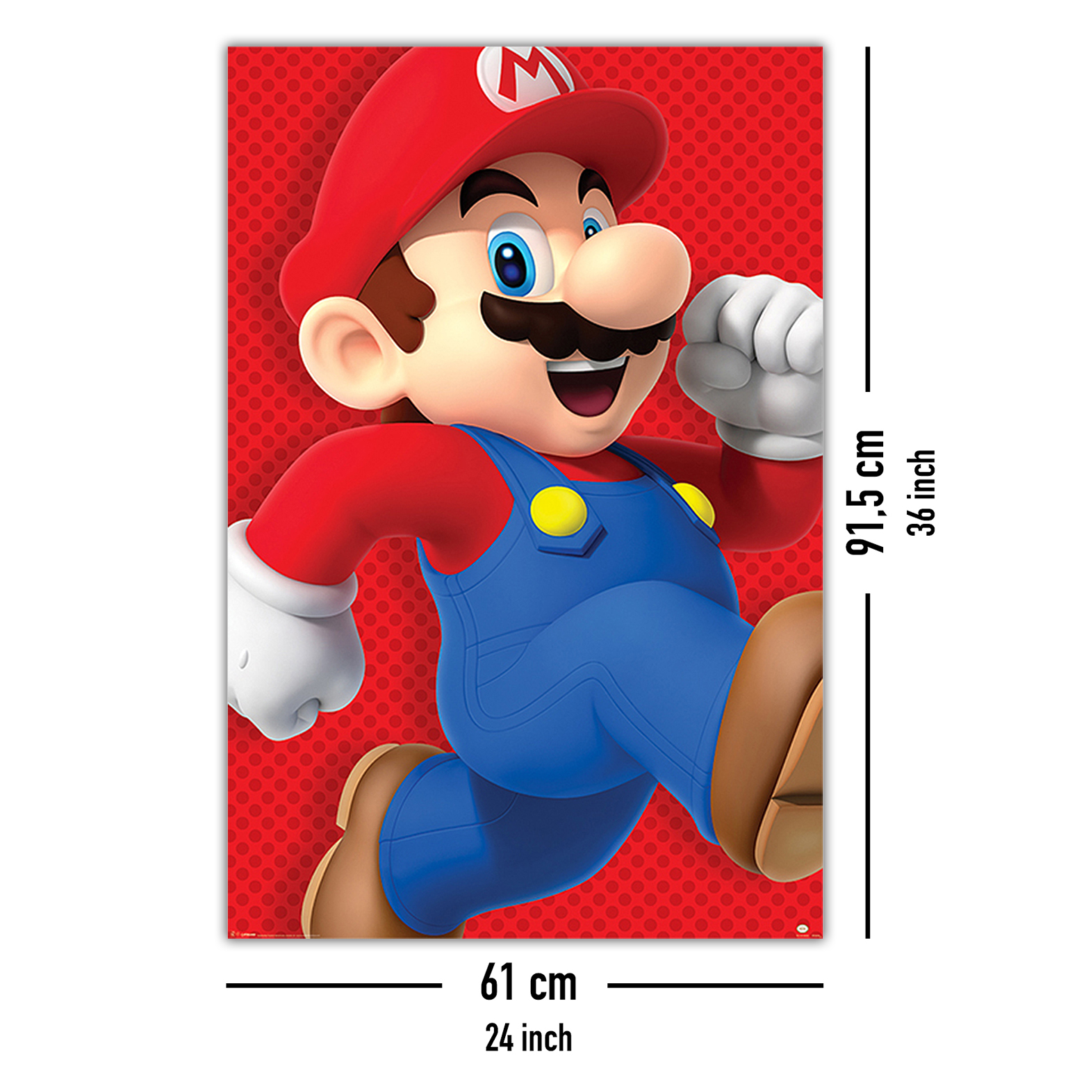 #126350 Super Mario Super Mario Poster Kalender 2020 30x30cm 