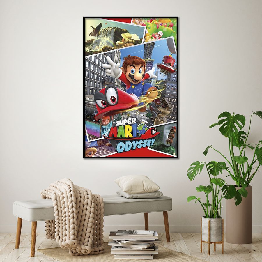 Super Mario Odyssey - Collage Plakátok, Poszterek az Europosters