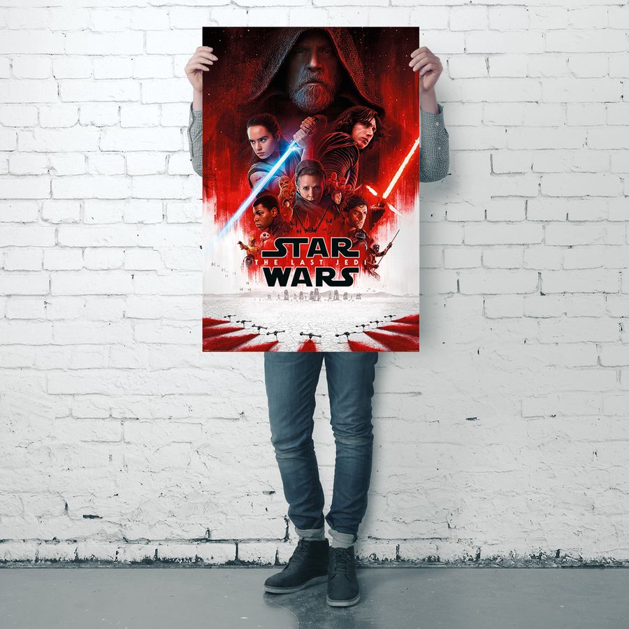 Poster Star Wars The Last Jedi - Kylo Ren Rage | Wall Art, Gifts &  Merchandise 