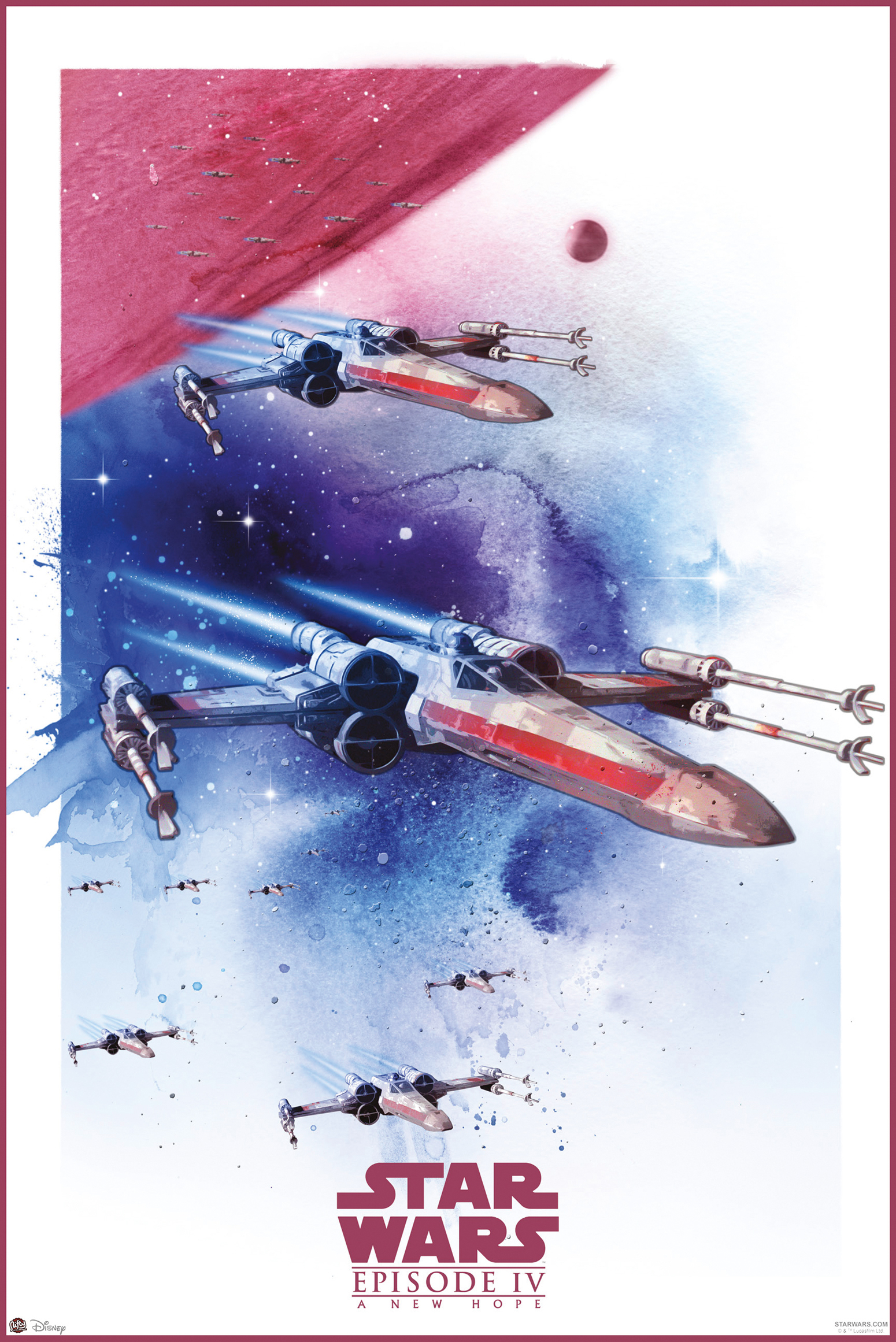 Poster Star Wars AT-AT Fight Poster long - Door Posters buy now in the shop  Close Up GmbH