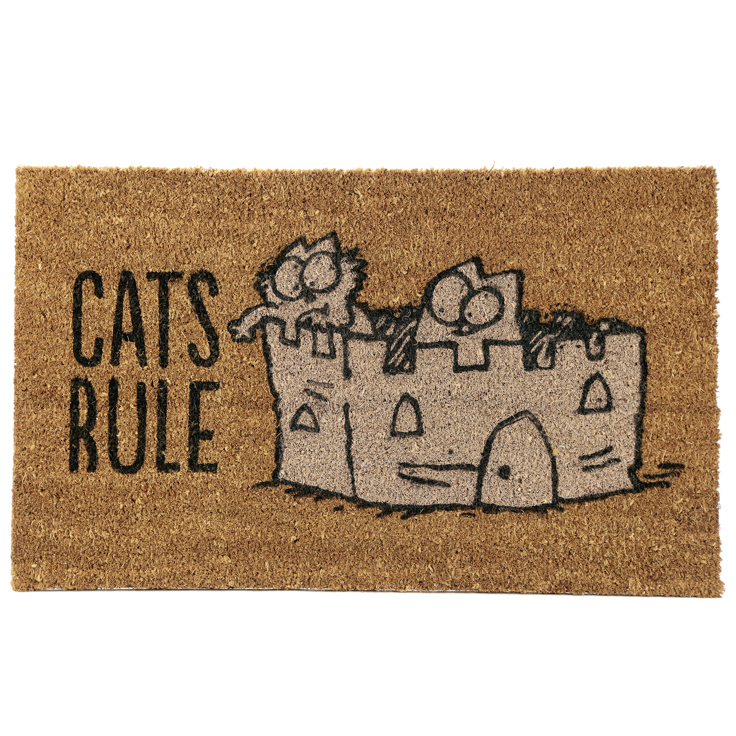 Simon S Cat Doormat Cats Rule Doormats Buy Now In The Shop Close Up Gmbh
