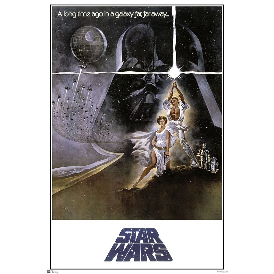 Star Wars Poster 'A' - American - Posters now in the shop Close Up GmbH