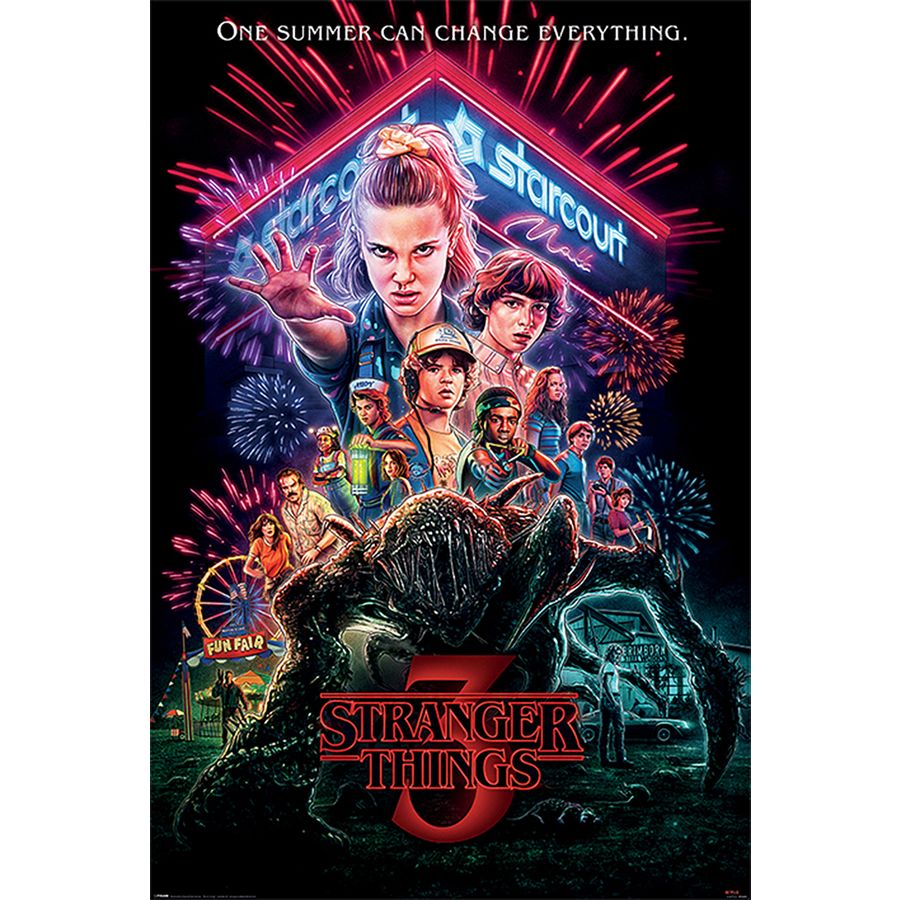 Poster Stranger Things - One Summer, Wall Art, Gifts & Merchandise