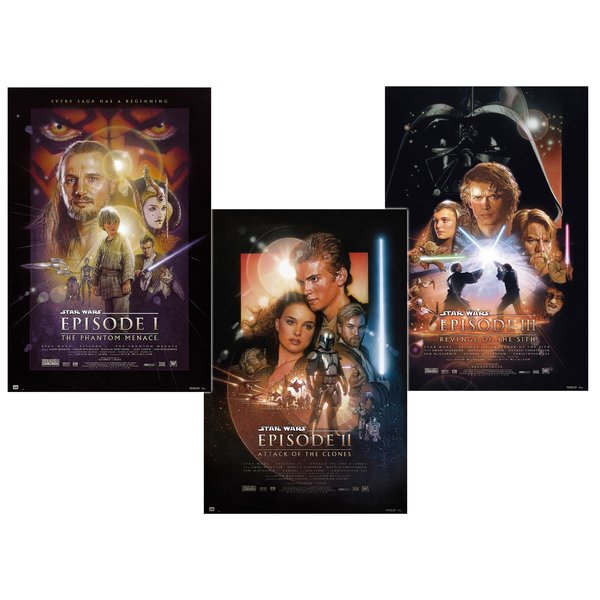 Star Wars Episode I-III Poster