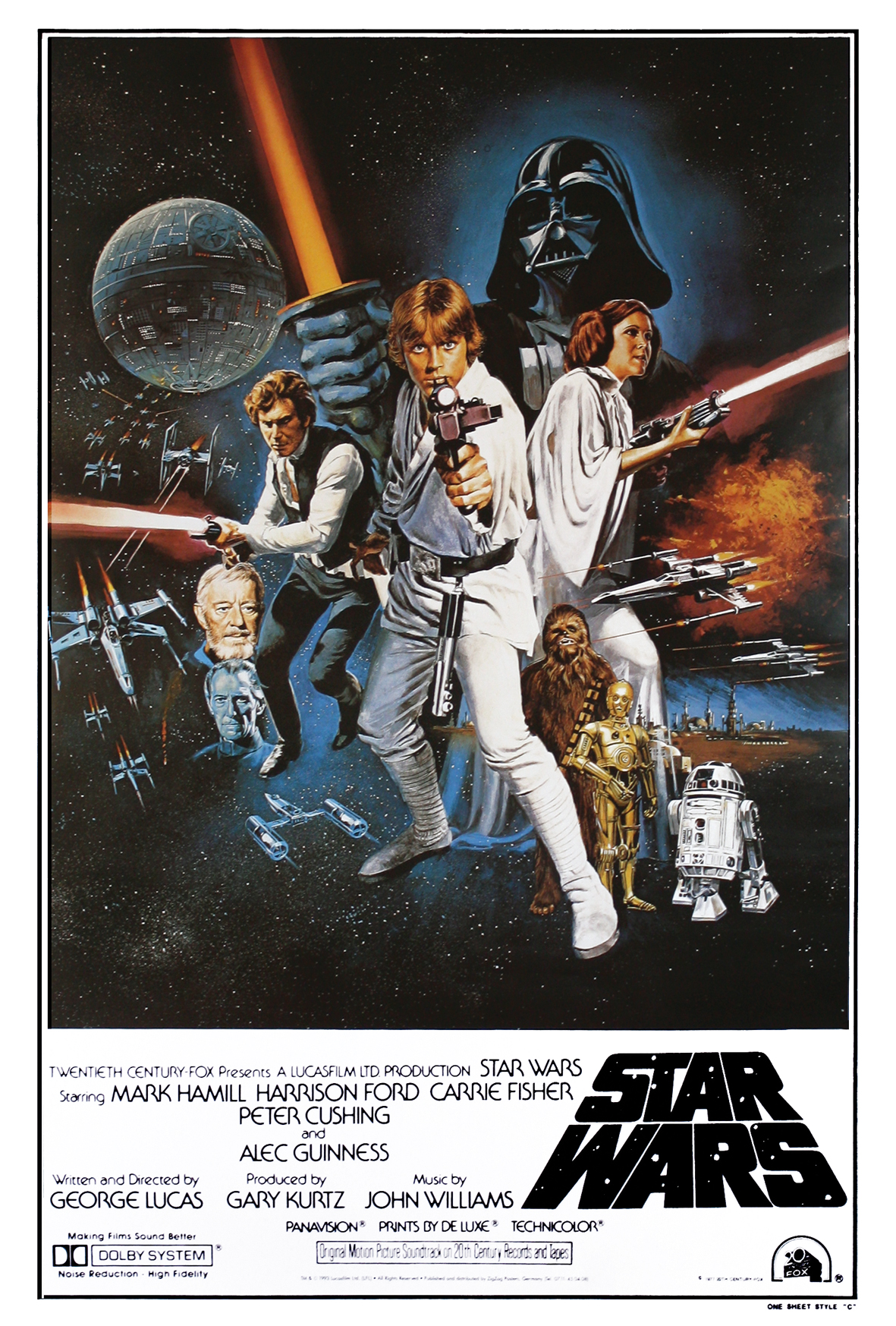 Star wars shop movie poster set