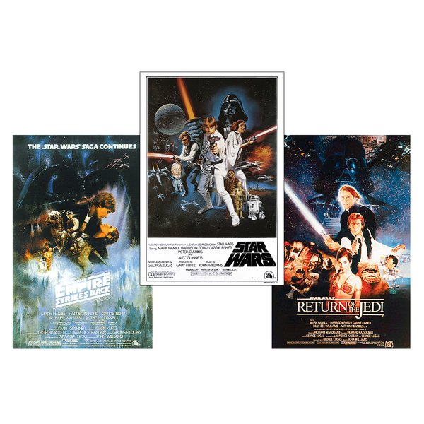 Star Wars poster set movie poster