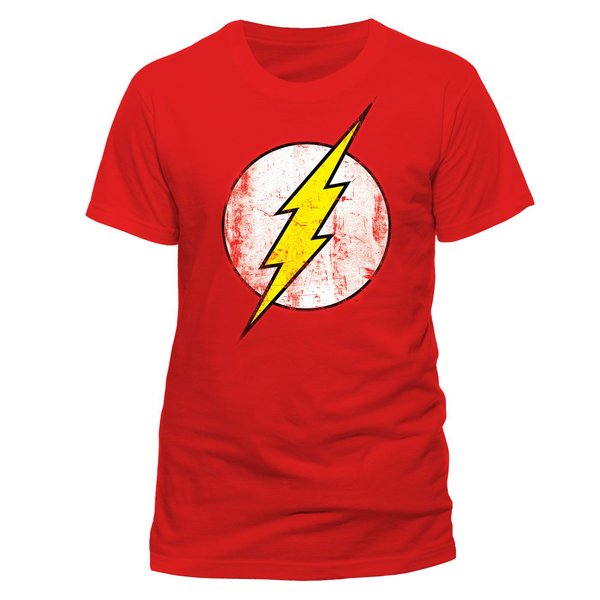 The Flash T-Shirt Cracked Logo