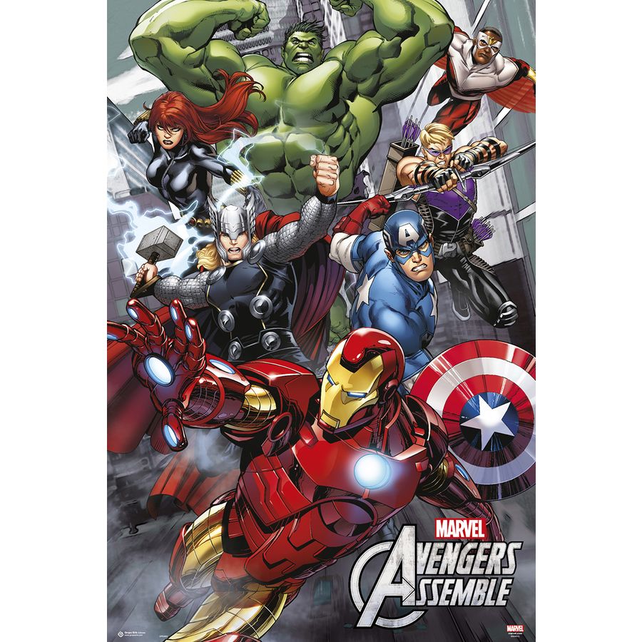 The Avengers Poster Marvel Comics Posters Buy Now In The Shop Close