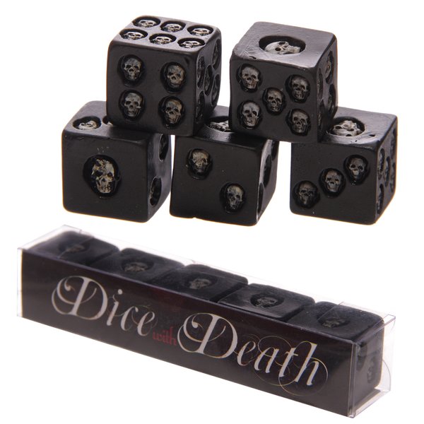 Skull Dice set of 5 