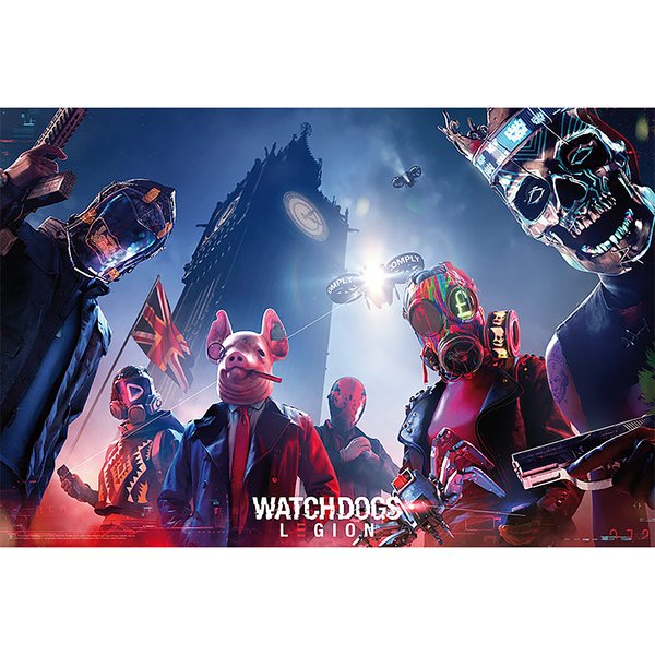 Watch Dogs Poster Legion